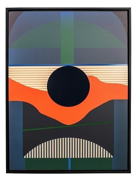 KARE Design Sunset Modern Művészeti Vászonkép Fekete Kerettel