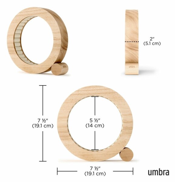Umbra Ferris Természetes Fa Ékszertartó Szervező