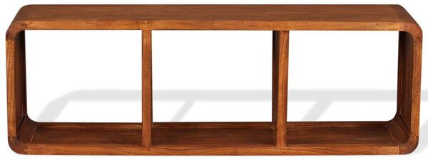Akácfa TV-Szekrény - 3 Polcos - 120x30x40 cm