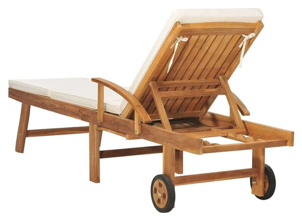 VidaXL Teakfa Napozóágy - 195cm