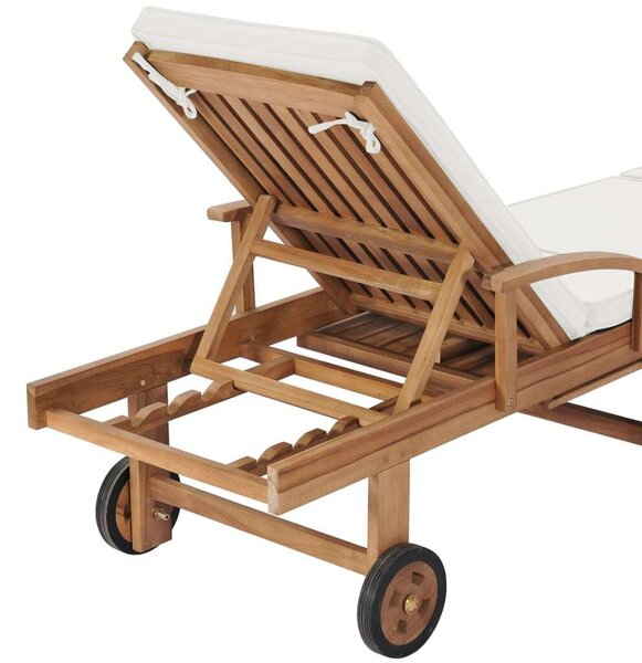 VidaXL Teakfa Napozóágy - 195cm