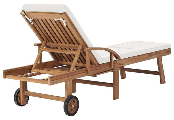 VidaXL Teakfa Napozóágy - 195cm