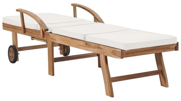 VidaXL Teakfa Napozóágy - 195cm