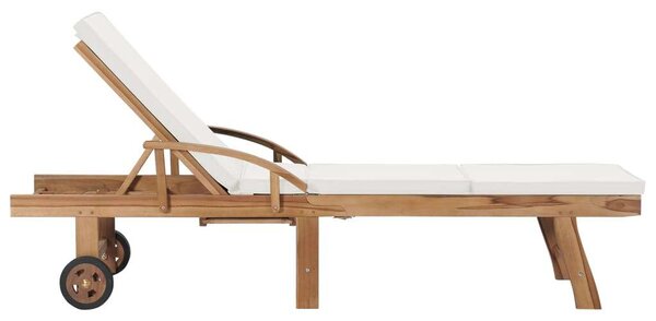 VidaXL Teakfa Napozóágy - 195cm