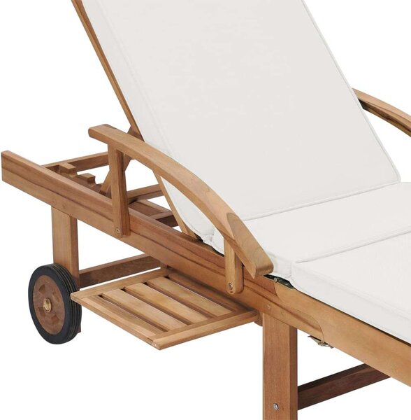 VidaXL Teakfa Napozóágy - 195cm