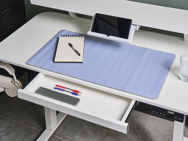 Elektromosan állítható asztal WILBANKS Fehér 120 cm 60 cm USB porttal