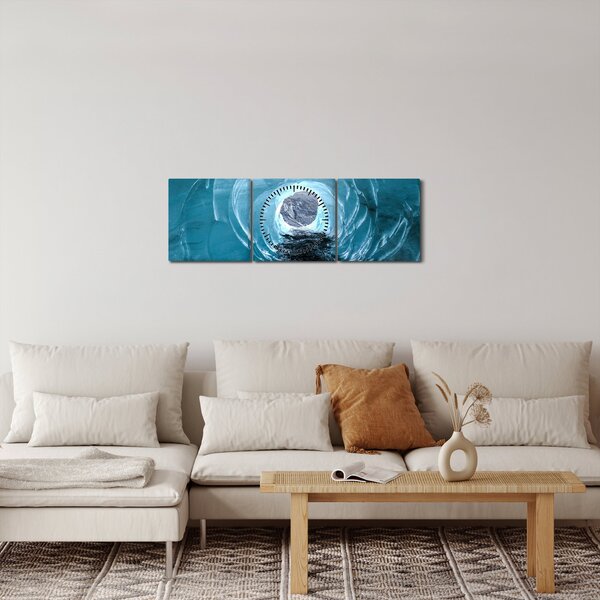 Kép - Glacier (órával) (90x30 cm)