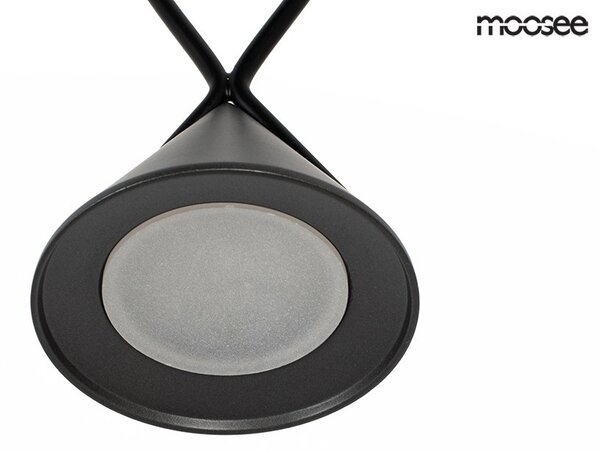 Moosee Atlas 3 Fekete Alumínium Függőlámpa LED