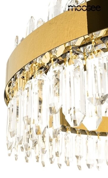 Moosee Amira 100 Kristály Függőlámpa Arany LED