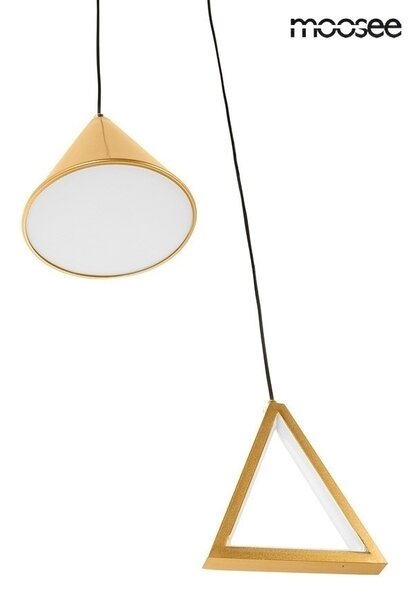 Moosee Acustica Geometrikus Arany LED Függőlámpa