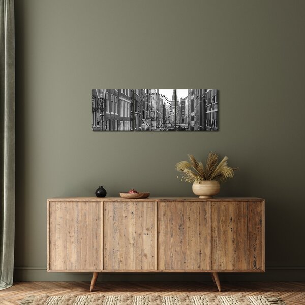 Kép - Hollandia (órával) (90x30 cm)