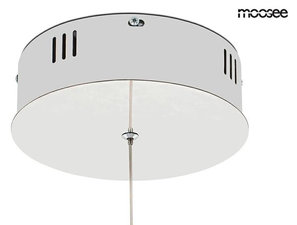 Moosee Wave 380 Kristály Függőlámpa Króm