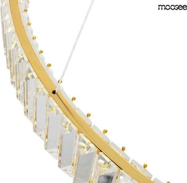 MOOSEE Liberty 80 Kristály Függőlámpa Arany