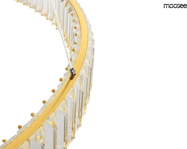 MOOSEE Liberty 80 Kristály Függőlámpa Arany