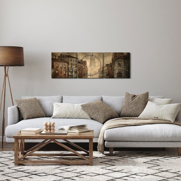 Kép - A város festése (órával) (90x30 cm)