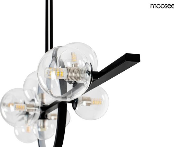 Moosee Alure Line Twin 120 Függőlámpa Fém Fekete LED
