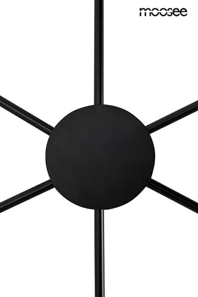 Moosee Shadow 6 Fekete Fém Fali LED Lámpa