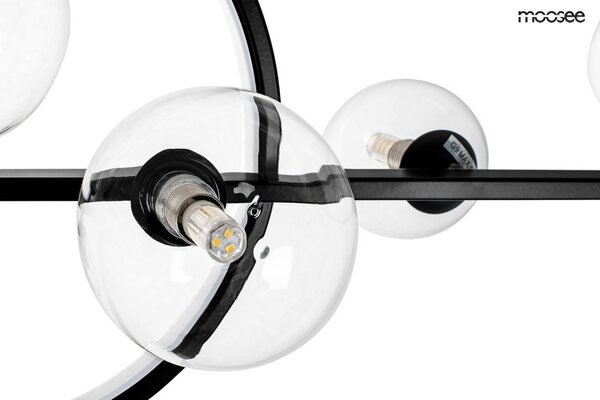 MOOSEE Alure Line Twin 90 Függesztett LED Lámpa Fekete