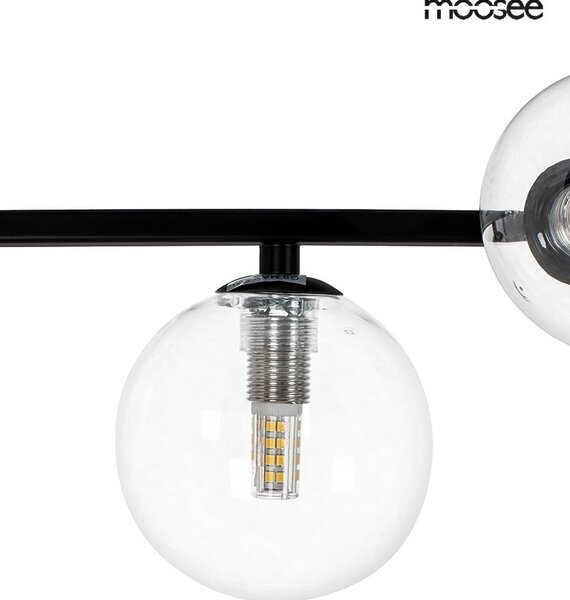 MOOSEE Alure Line Twin 90 Függesztett LED Lámpa Fekete