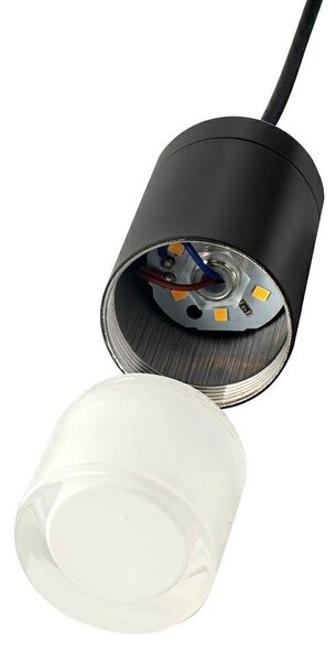 King Home Flusso 43 Geometrikus Függőlámpa Fekete LED