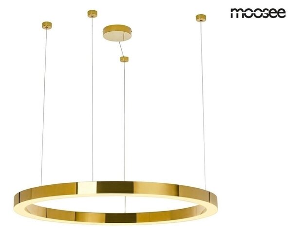 Moosee Ring Luxury 110 LED Függőlámpa Krómarany