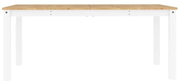 VidaXL Panama Ebédlőasztal - Fehér Fenyő - 180x90 cm