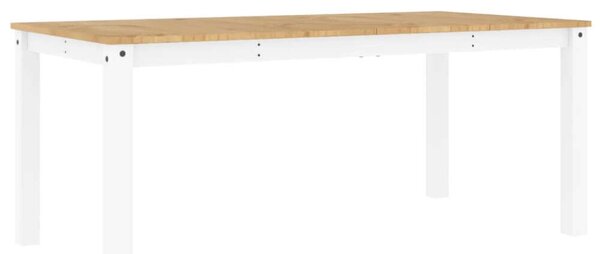 VidaXL Panama Ebédlőasztal - Fehér Fenyő - 180x90 cm