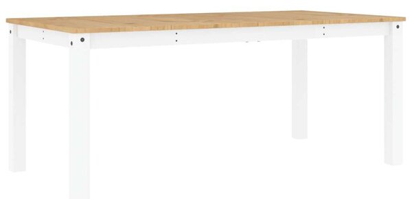 VidaXL Panama Ebédlőasztal - Fehér Fenyő - 180x90 cm