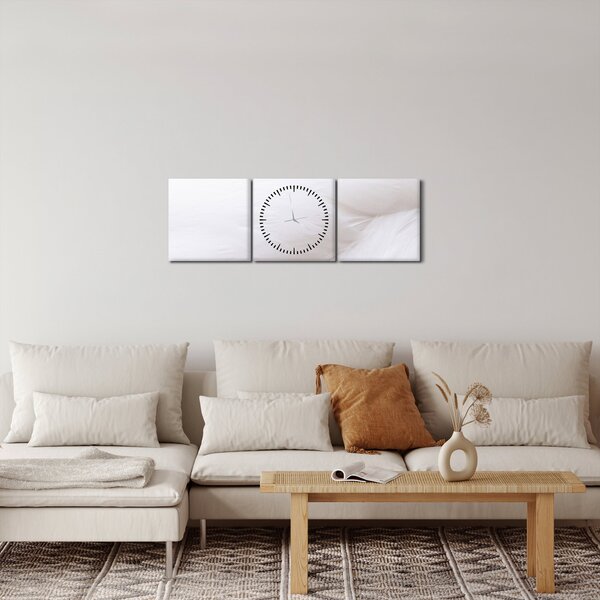 Kép - Fehér toll (órával) (90x30 cm)