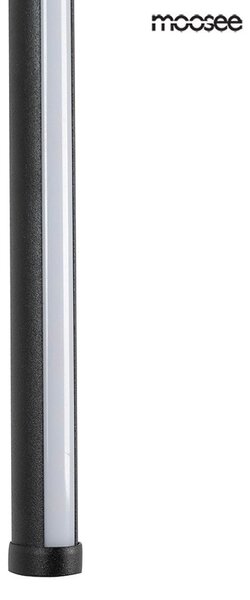 Moosee Ombre 80 LED Fali Lámpa Acél Fekete Minimalista