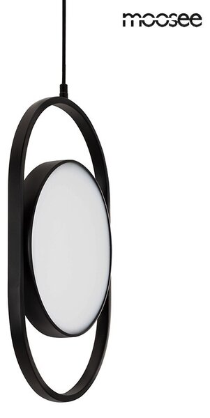 Moosee Spinner 26 Forgatható LED Függőlámpa Fekete Matt Fém