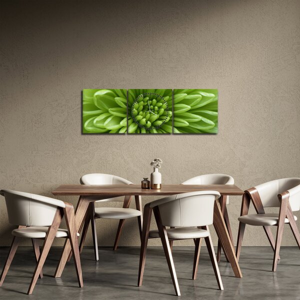 Kép - Makro kép egy növényről (órával) (90x30 cm)