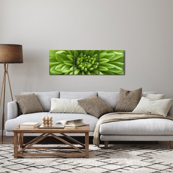 Kép - Makro kép egy növényről (órával) (90x30 cm)