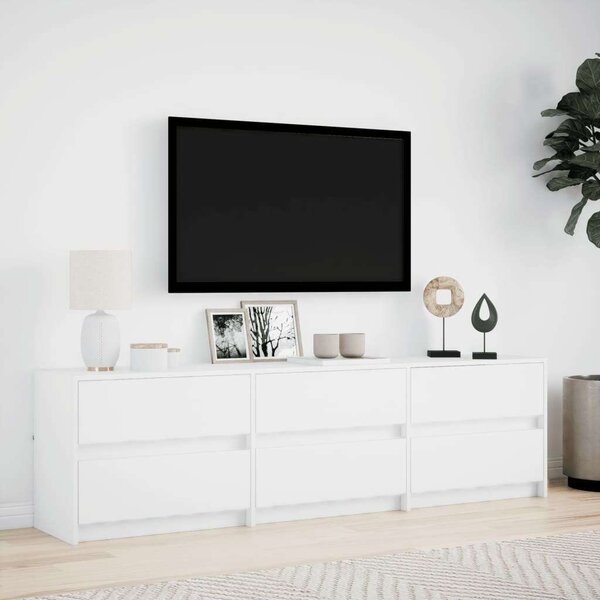 VidaXL TV-szekrény - Fehér - 180cm
