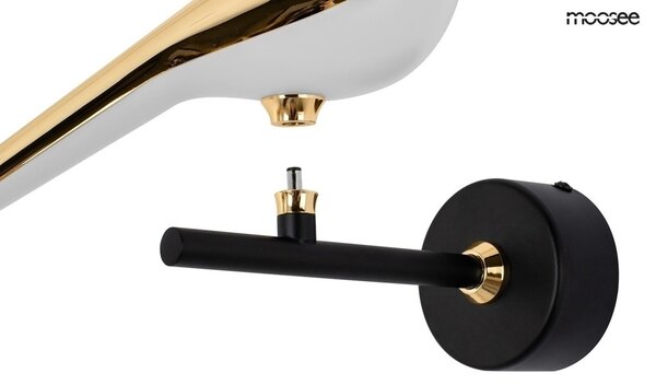 Moosee Bird LED Fali Lámpa Arany-Fehér Madár Dizájn