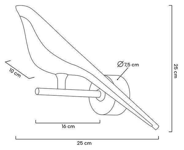 Moosee Bird LED Fali Lámpa Arany-Fehér Madár Dizájn