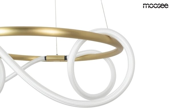 Moosee Serpiente 60 Arany-Fehér LED Függőlámpa