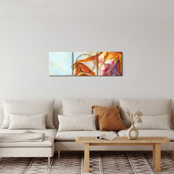 Kép - Táncosok (órával) (90x30 cm)