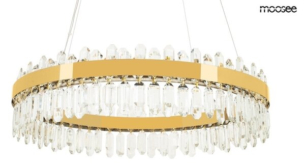 Moosee Amira 100 Kristály Függőlámpa Arany LED