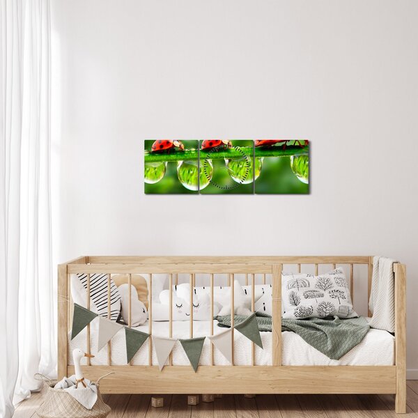 Kép - A hét nap napfénye (órával) (90x30 cm)