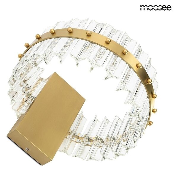 Moosee Saturnus Wall LED Kristály Fali Lámpa Arany
