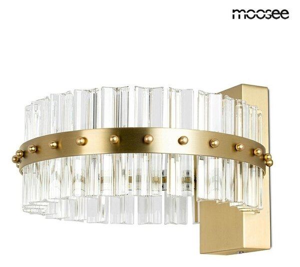 Moosee Saturnus Wall LED Kristály Fali Lámpa Arany