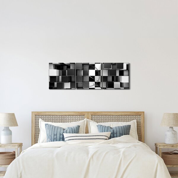 Kép - Dice (órával) (90x30 cm)