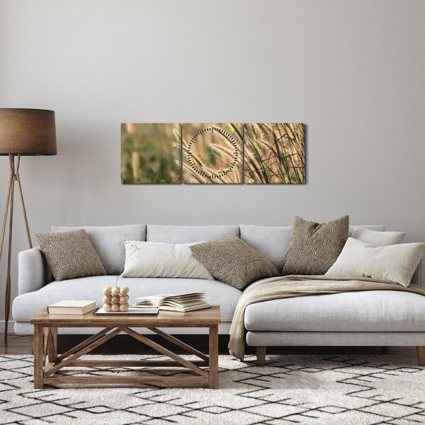 Kép - Gabona (órával) (90x30 cm)