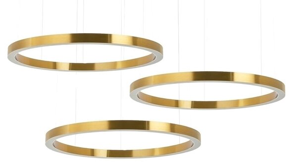 King Home Ring LED Függőlámpa Arany Gyűrű Hármas