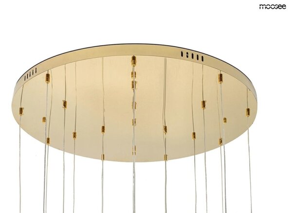 Moosee Leafs Disc Arany LED Függőlámpa Lebegő Levél Dizájn