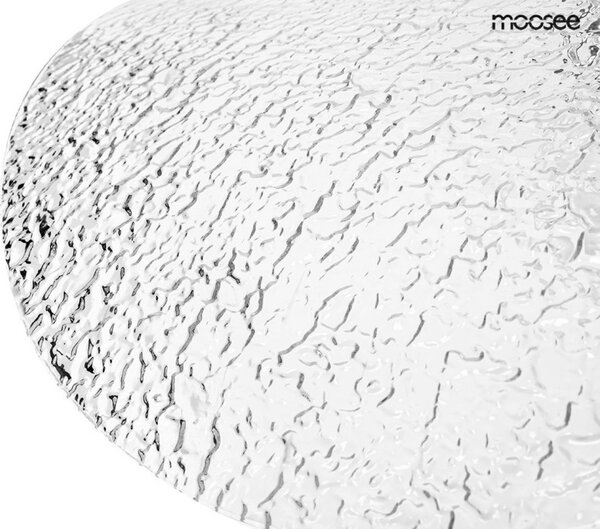 Moosee Capello Üveg Függőlámpa Átlátszó 40 cm Kalap