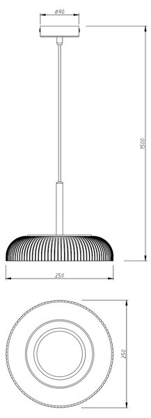 Solvia LED egyágú függesztett lámpa