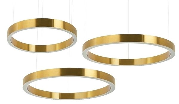 King Home Ring LED Hármas Arany Függőlámpa