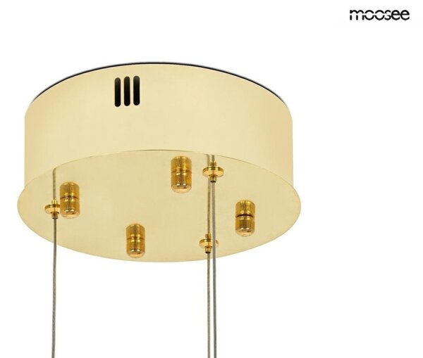 Moosee Liberty 3A Kristályüveg Arany LED Függőlámpa